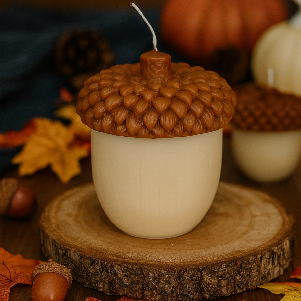 Acorn Sculpture Candle - - candles