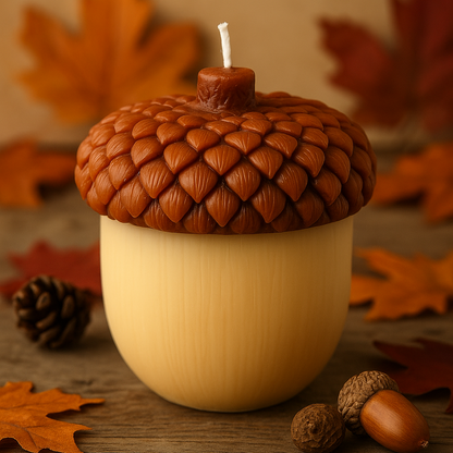 Acorn Sculpture Candle - - candles