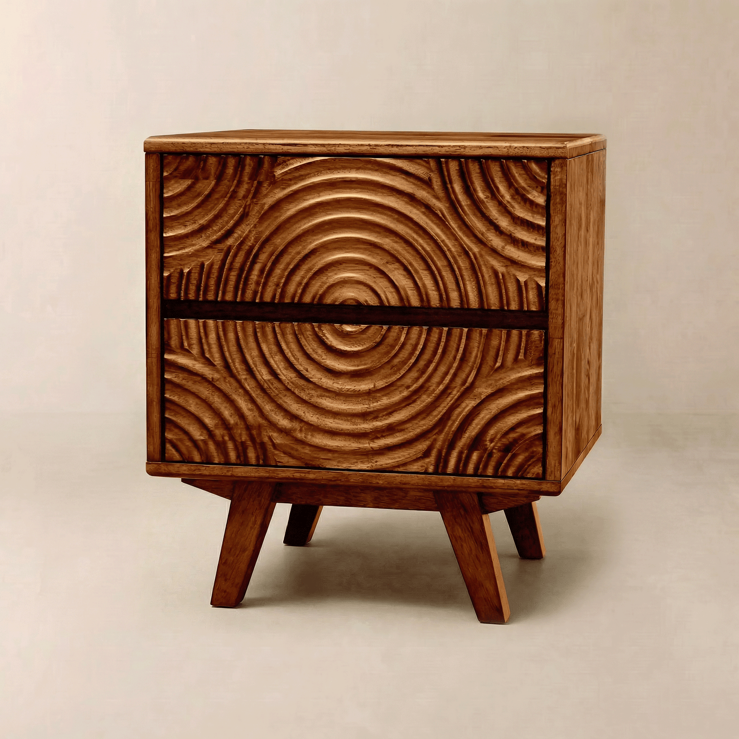 Harmony Solid Wood Nightstand - - Nightstand