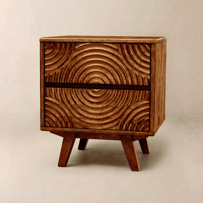 Harmony Solid Wood Nightstand - - Nightstand