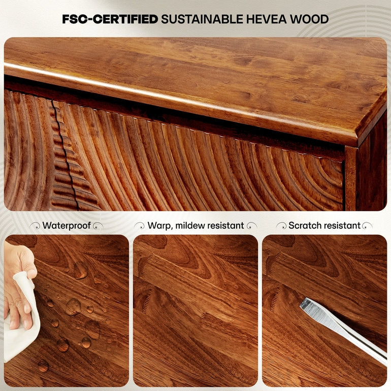 Harmony Wood TV Stand - - TV Stand