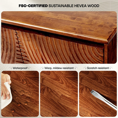 Harmony Wood TV Stand - - TV Stand