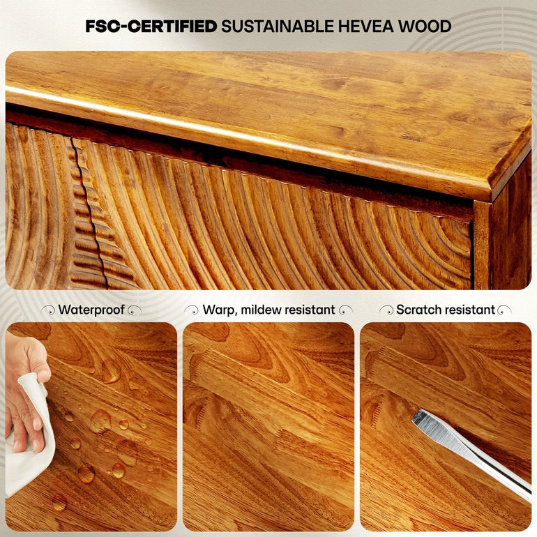 Harmony Wood TV Stand - - TV Stand