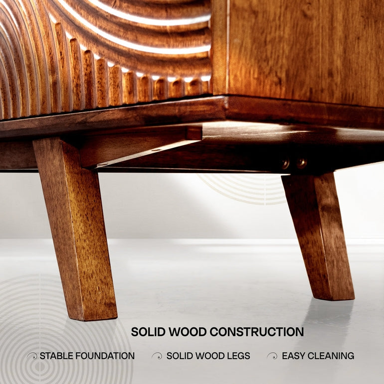 Harmony Wood TV Stand - - TV Stand