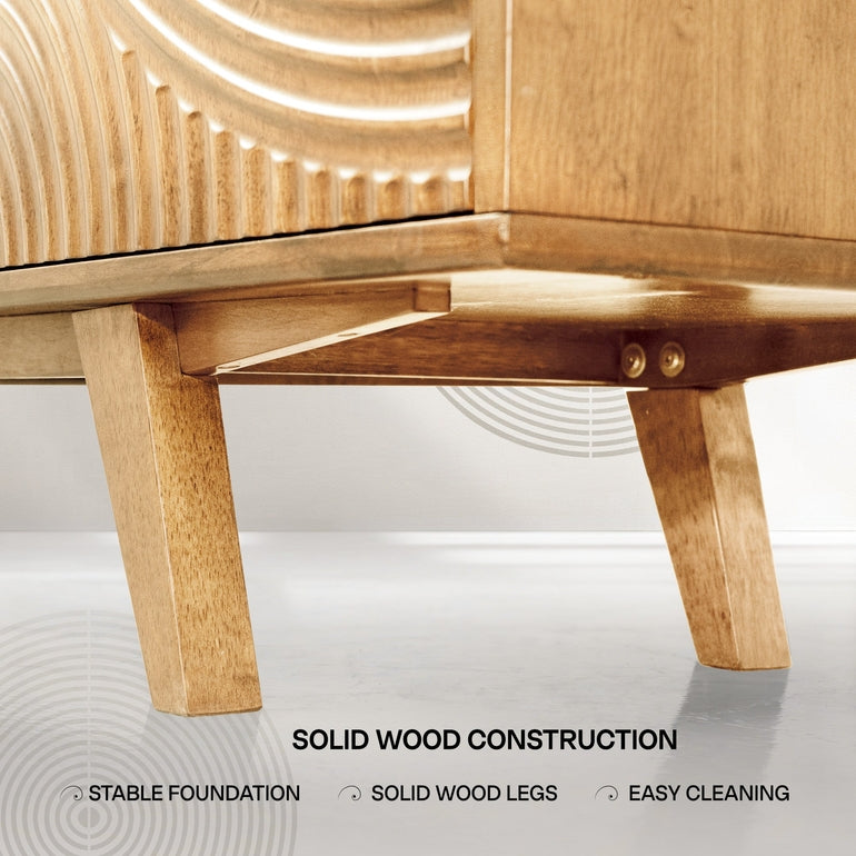 Harmony Wood TV Stand - - TV Stand
