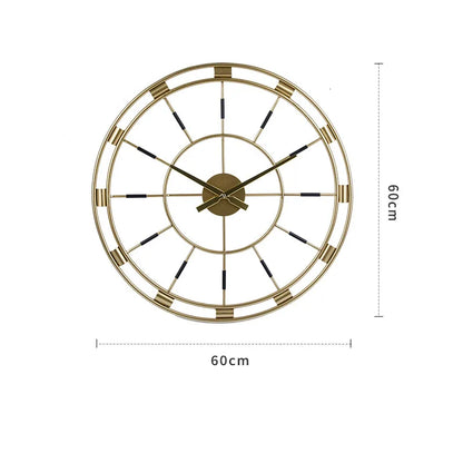 60cm Hanging Metal Wall Clock