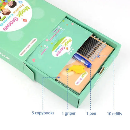 Magic Early Education Writing Practice Reusable Practice Book - Kia Day Design