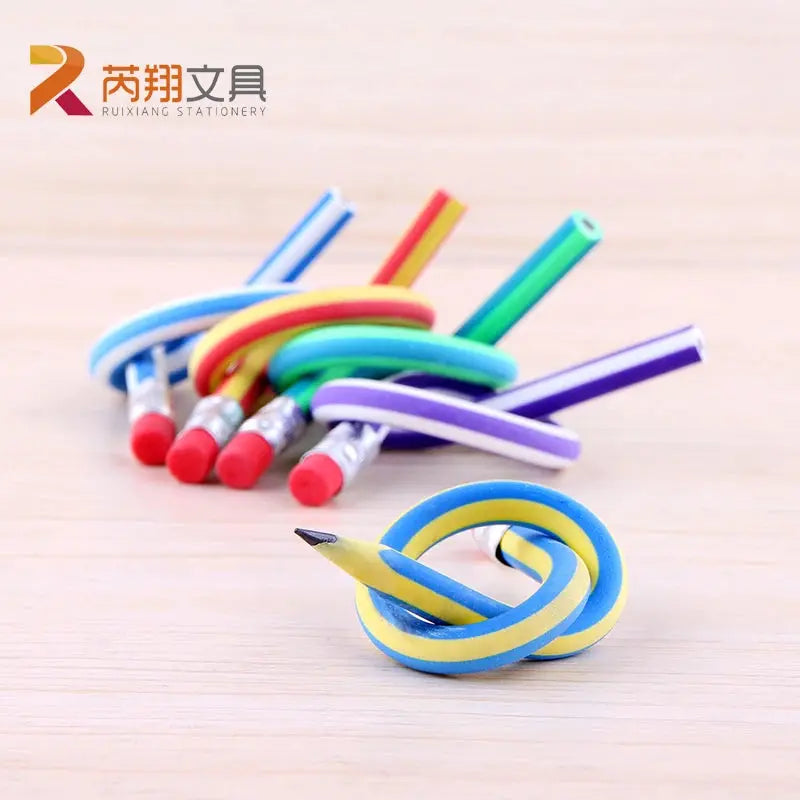 5PCS Magic Bendy Soft Pencil With Eraser