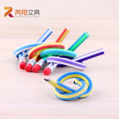 5PCS Magic Bendy Soft Pencil With Eraser