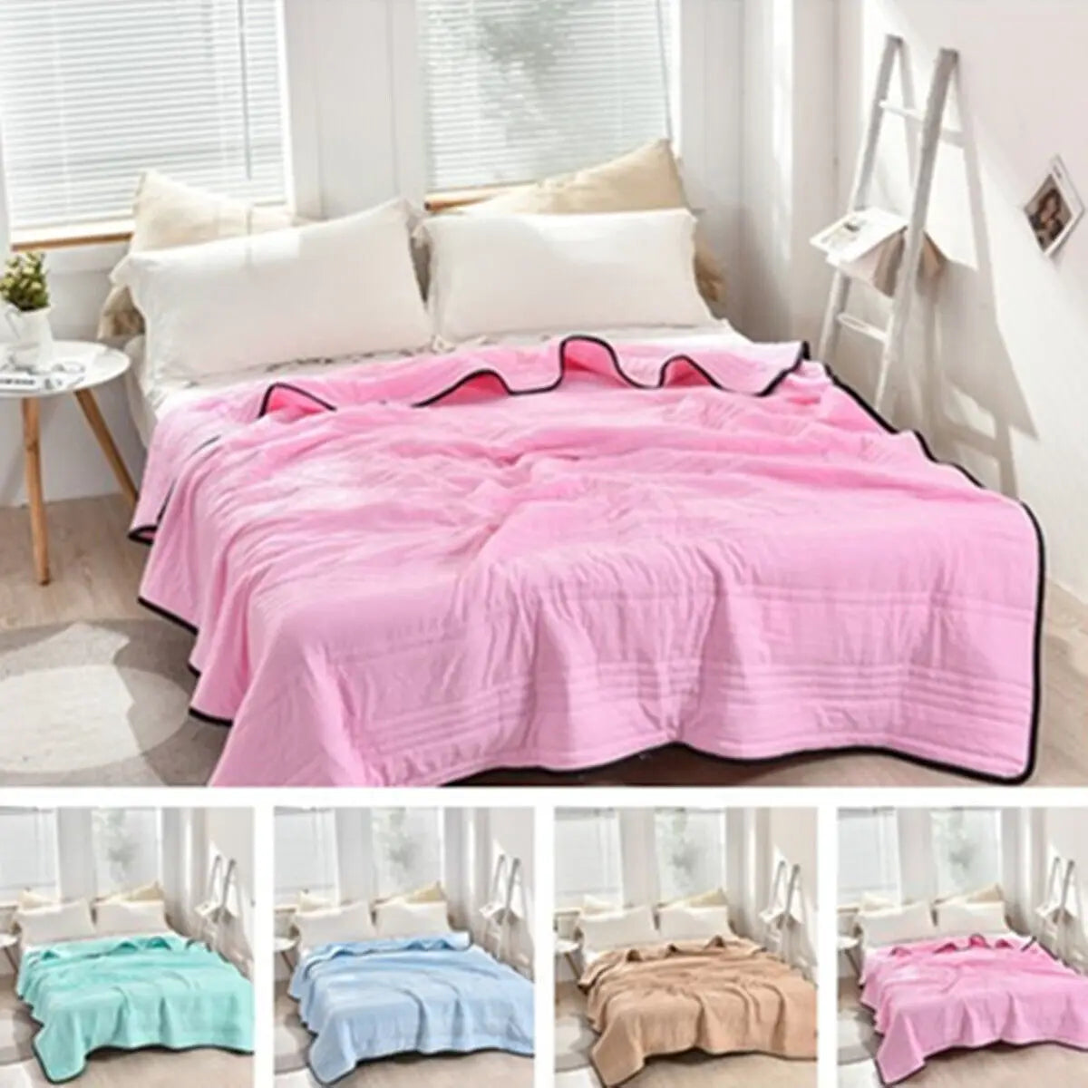 Summer Cooling Blanket Polyester Fiber Cotton Quilt Kia Day Design