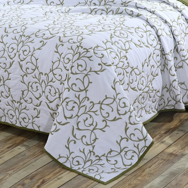 Cotton Bedspread Quilt Sets Reversible