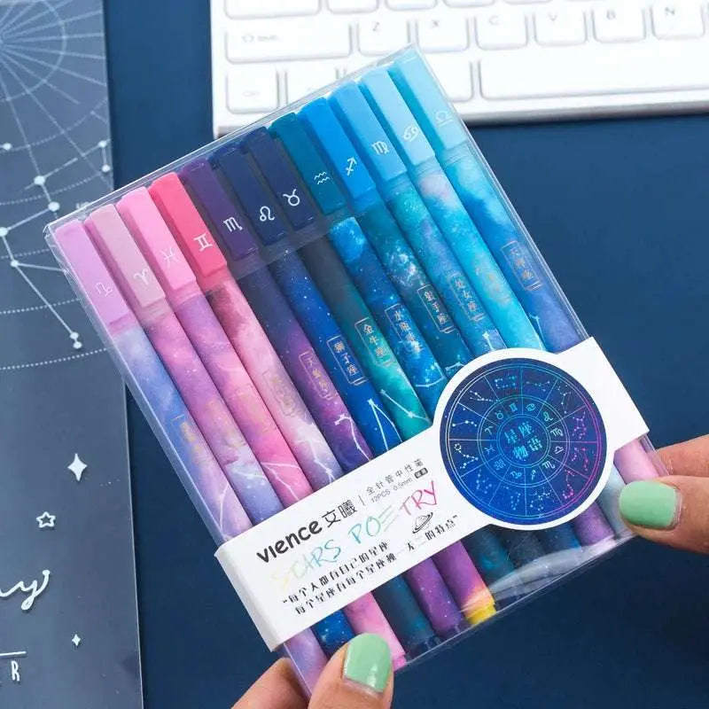 1-3pcs Constellation Gel Pen