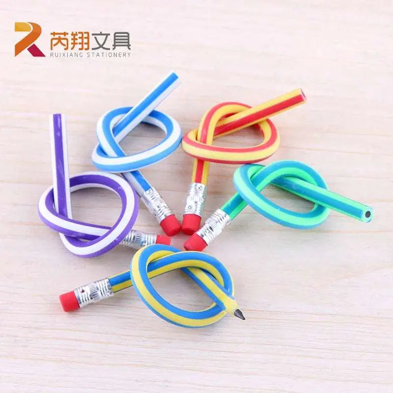 5PCS Magic Bendy Soft Pencil With Eraser