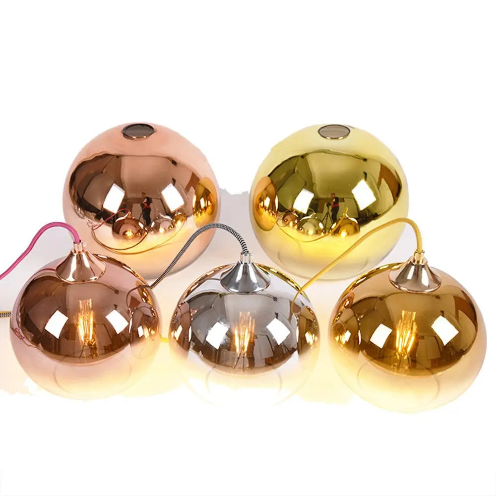 Home Decoration Lampara De Techo Modern Globe Glass Pendant Light Kia Day Design