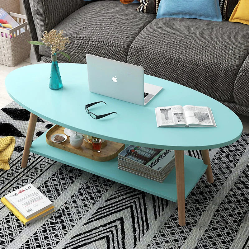 Double-Layer Table Living Room Small Coffee Table Kia Day Design