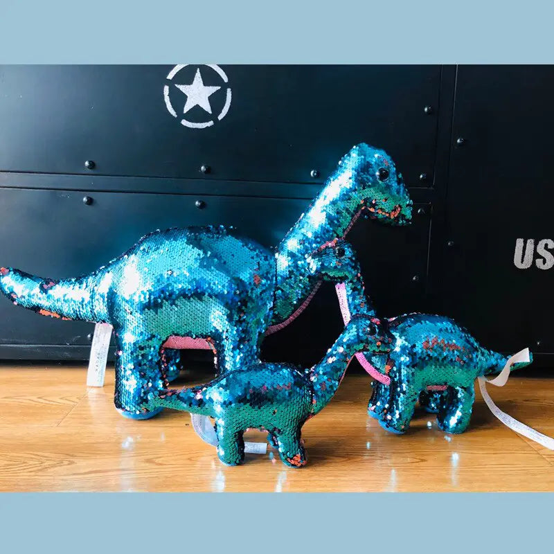 Sequin Dinosaur Color Changing Pillows Toy Kia Day Design
