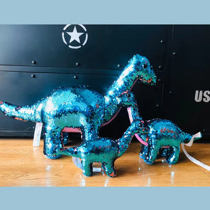 Sequin Dinosaur Color Changing Pillows Toy Kia Day Design