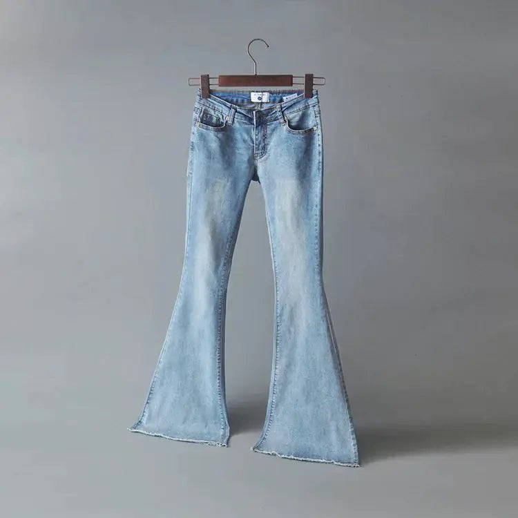 Slim Fit Stretch Denim Pants with Speaker Design