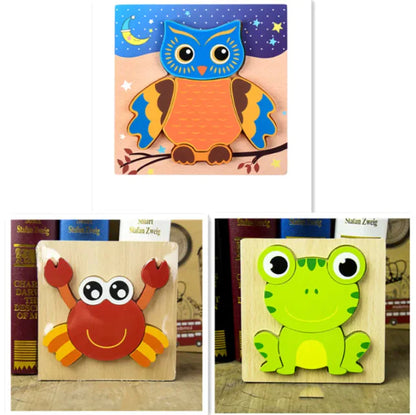 3D Animal Puzzle Set - Kia Day Design