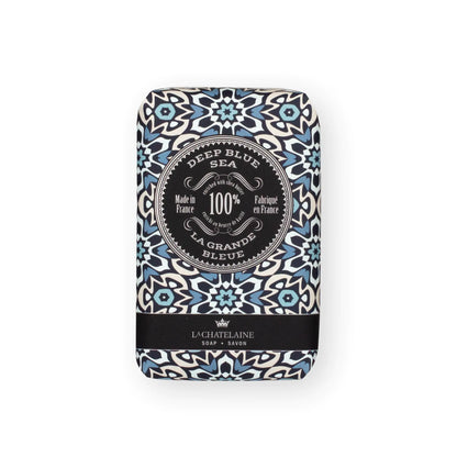 La Chatelaine Shea Butter Bar Soap Large Deep Blue Sea - Deep Blue Sea - soap