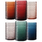 Eze Acrylic Highball Hobnail Glassware, Set of 6 - - Highball