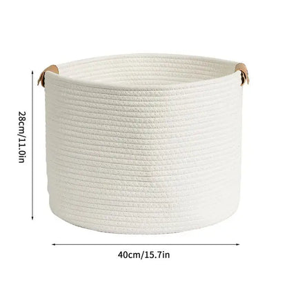 Cotton Rope Storage Basket Kia Day Design