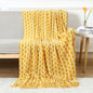 Nordic Style Knitted Sofa Blanket for Office Naps Kia Day Design