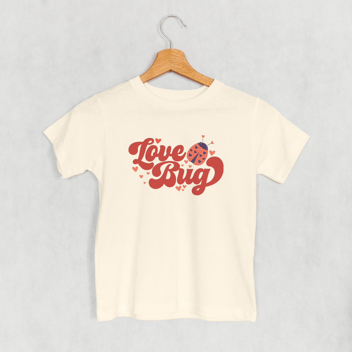 Love Bug Ladybug (Kids) - Natural - POD - Apparel