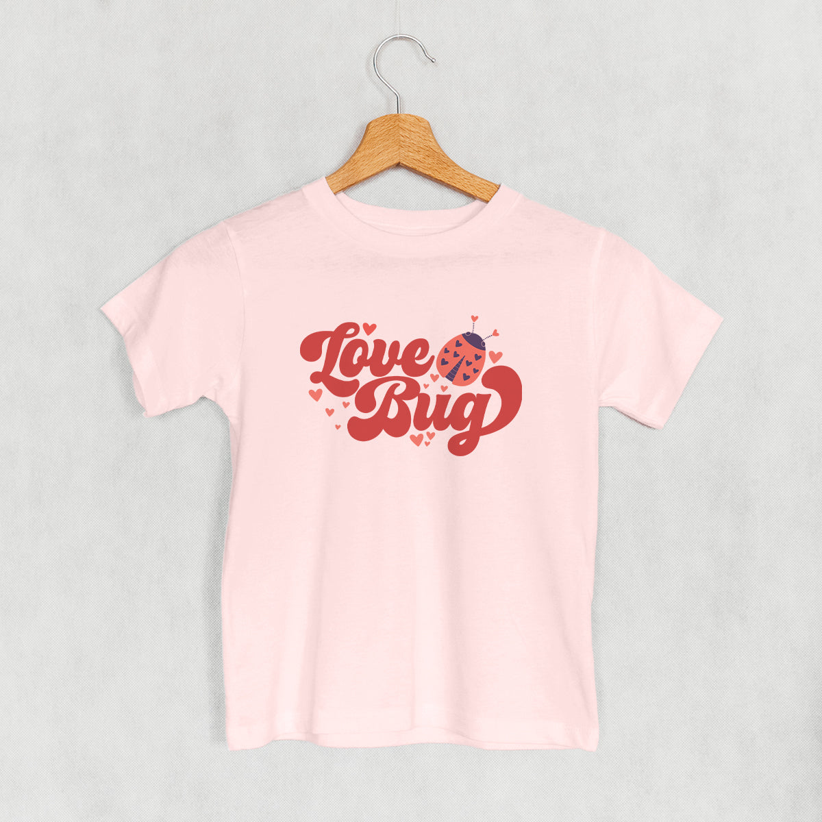 Love Bug Ladybug (Kids) - Pink - POD - Apparel