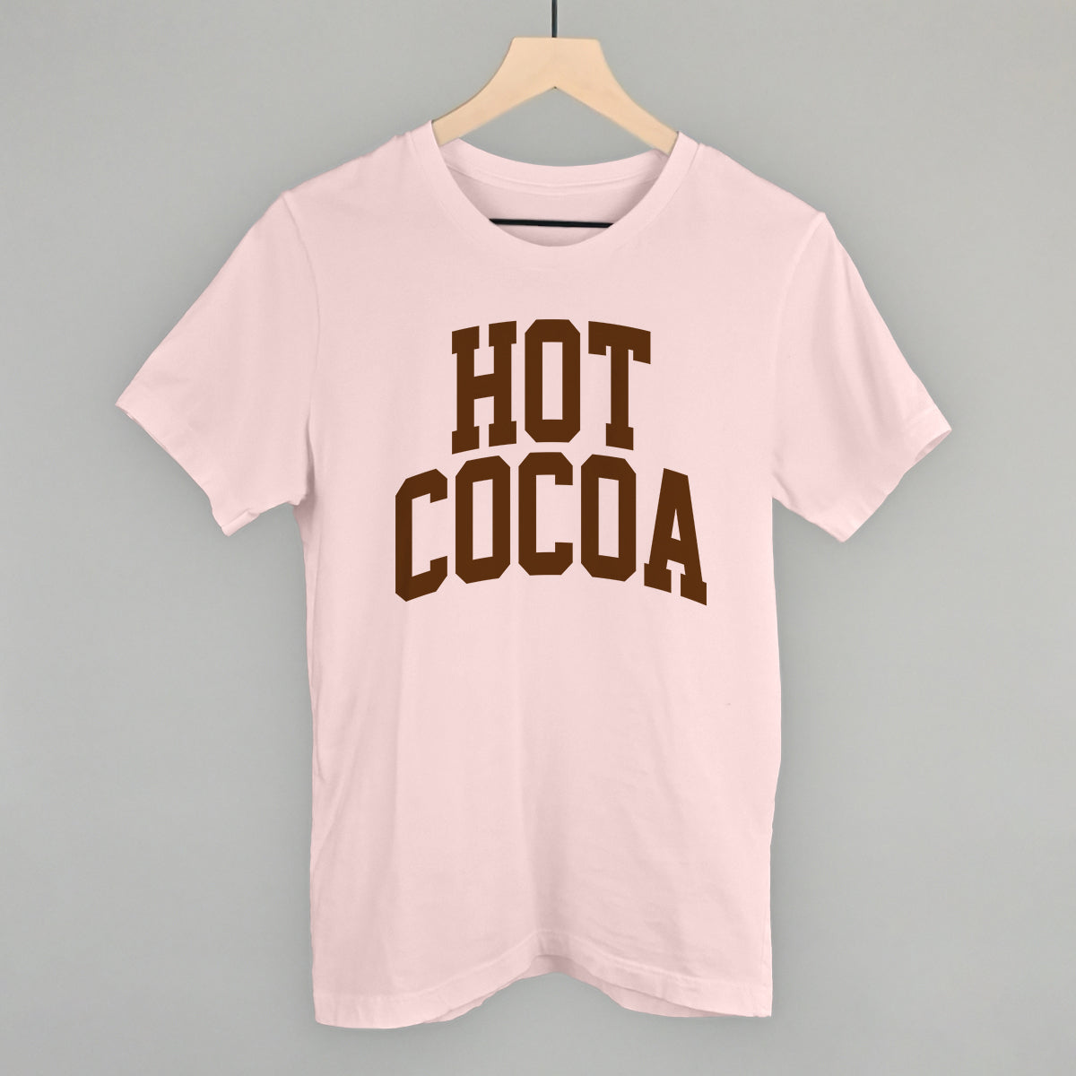 Hot Cocoa Arch - Tee Soft Pink - POD - Apparel