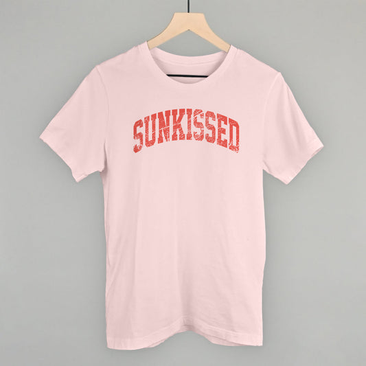 Sunkissed Distressed Arch - Tee Soft Pink - POD - Apparel