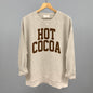 Hot Cocoa Arch - Oversized Corded Crew Moonbeam - POD - Apparel