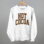 Hot Cocoa Arch - Oversized Terry Poncho White - POD - Apparel