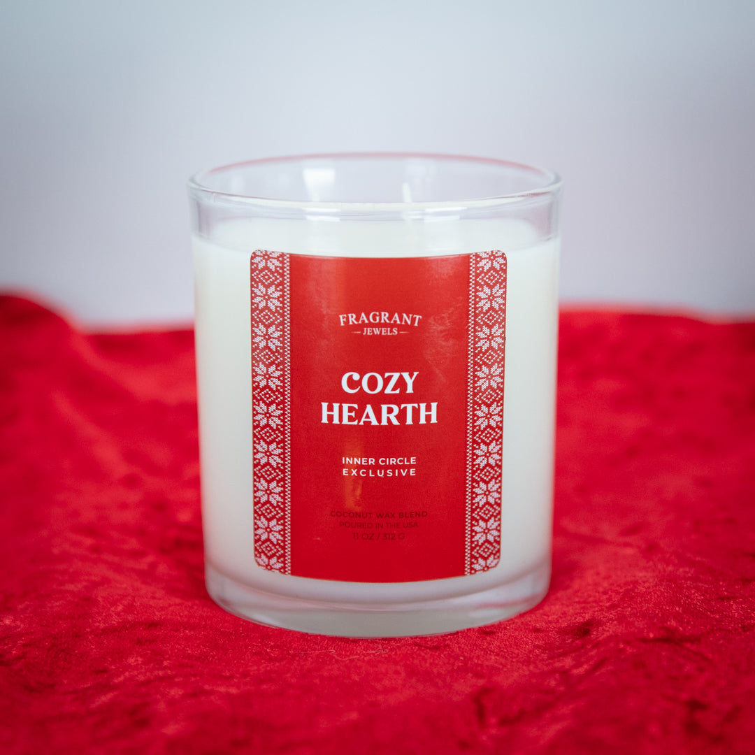 Cozy Hearth - Candle and Bath Bomb Set - - Bundle (Candle & Bath Bomb)