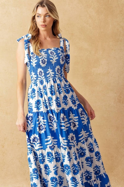 GLAMOUR IN MOTION WOVEN MAXI DRESS - - DRESSES