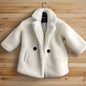 Kids Autumn And Winter Coat White 130cm