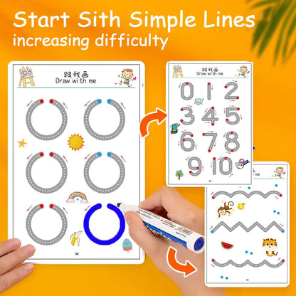 Children Montessori Drawing Toy Pen Kia Day Design