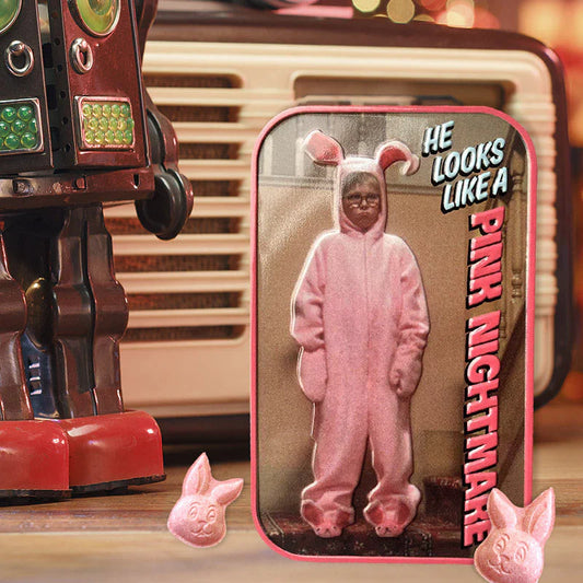 Christmas Story Pink Nightmare Wintergreen Mints Tin - - candy