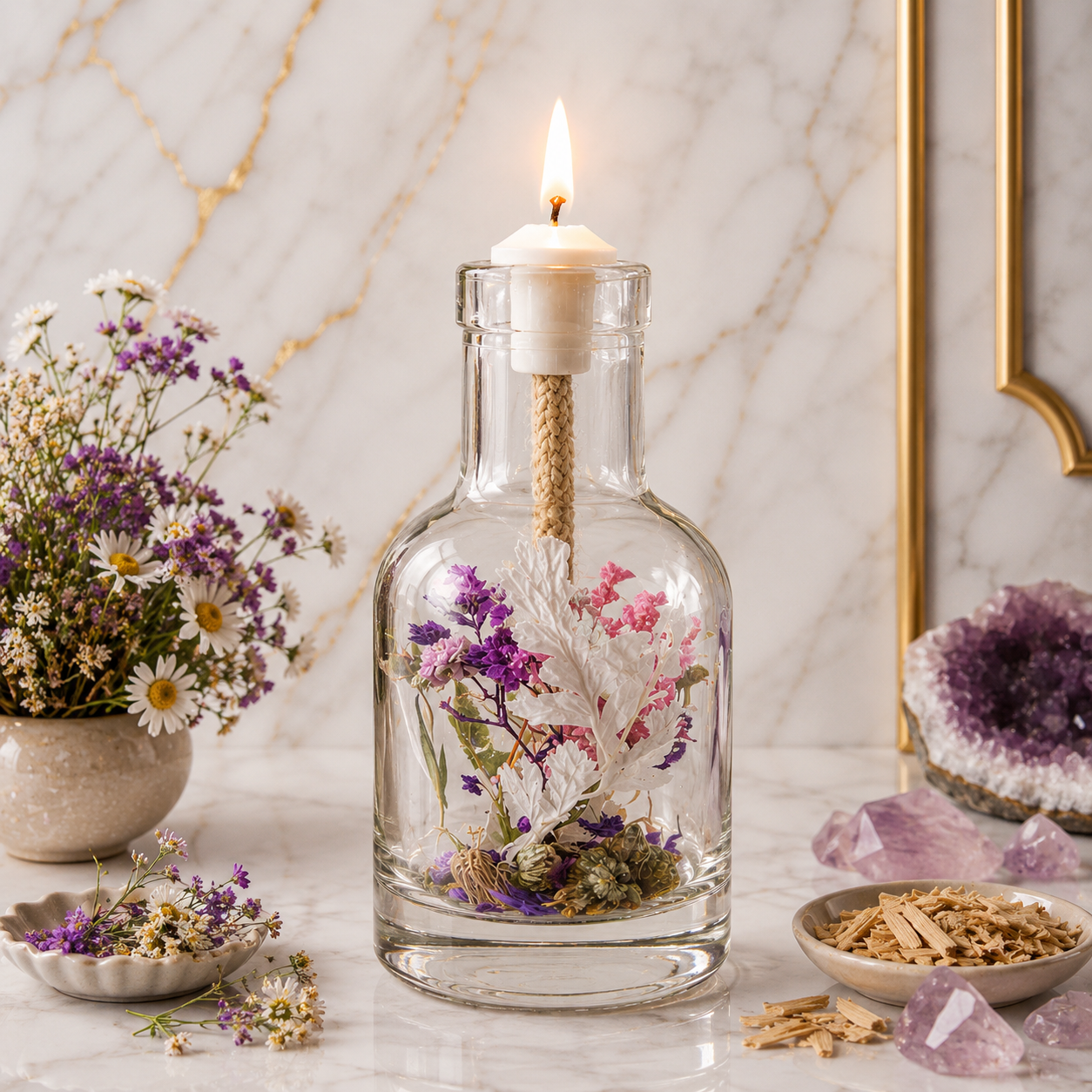 Rhea - Oil Candle - 12 oz - Oil candle