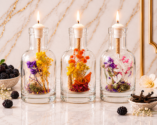 Abundance Altar Trio - 12 oz - Oil candle