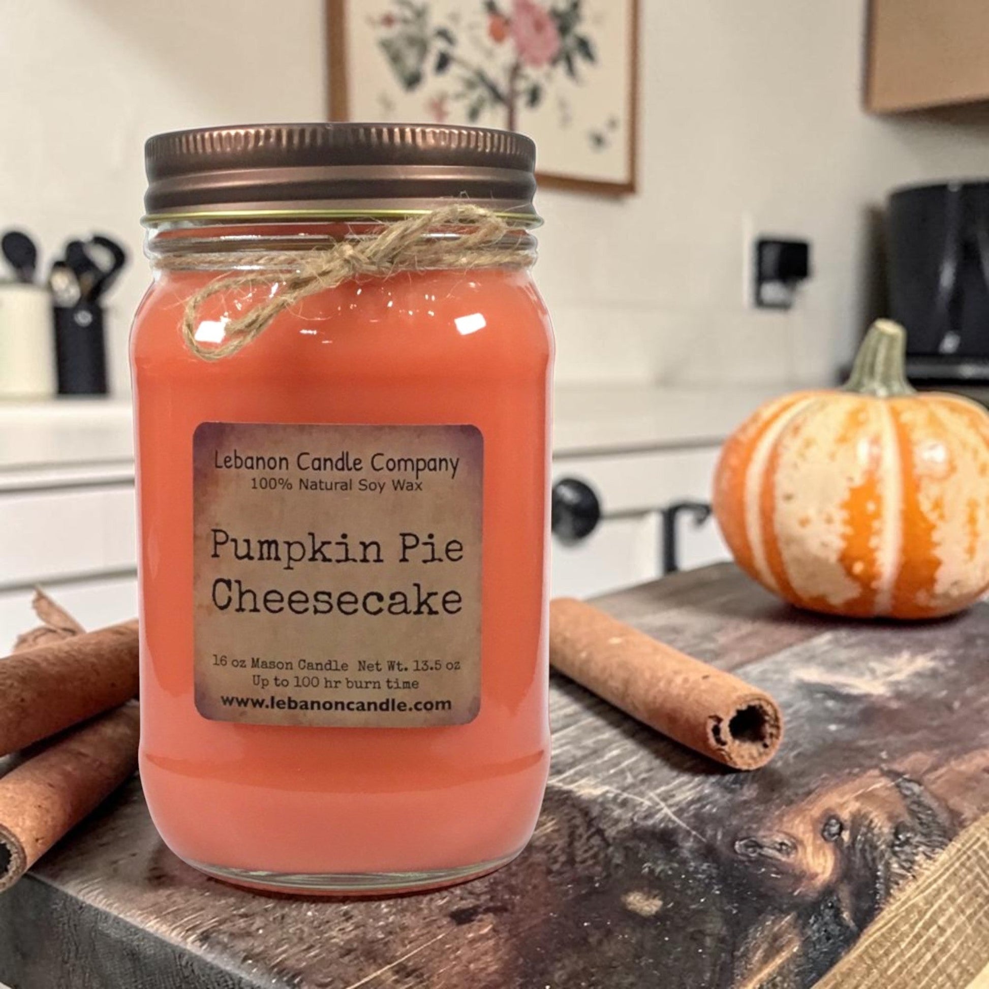 Pumpkin Pie Cheesecake Candle - - Candles & Melts