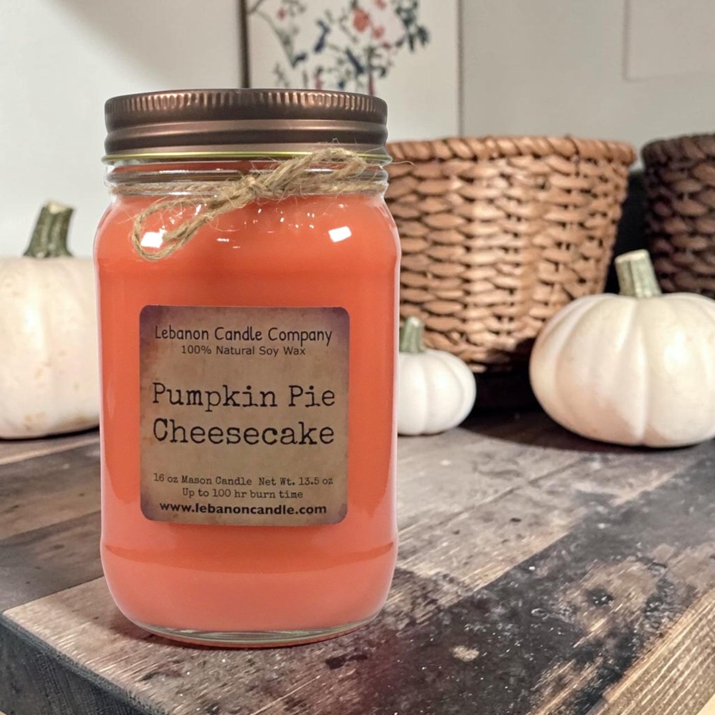 Pumpkin Pie Cheesecake Candle - - Candles & Melts