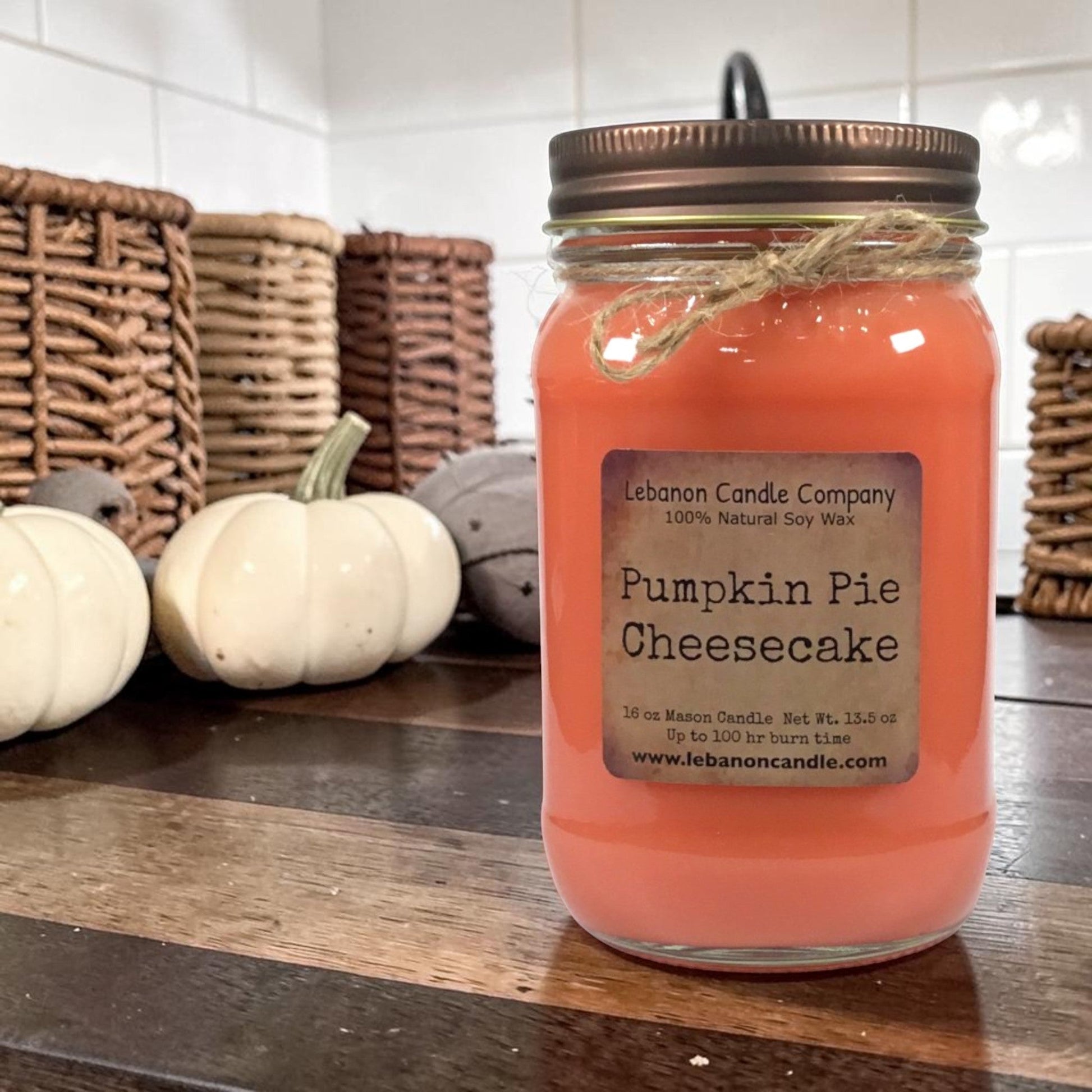 Pumpkin Pie Cheesecake Candle - - Candles & Melts