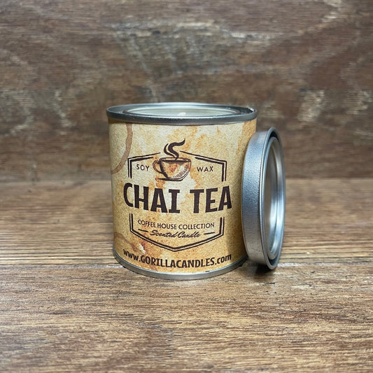 Chai Tea Scented Soy Candle - - candle