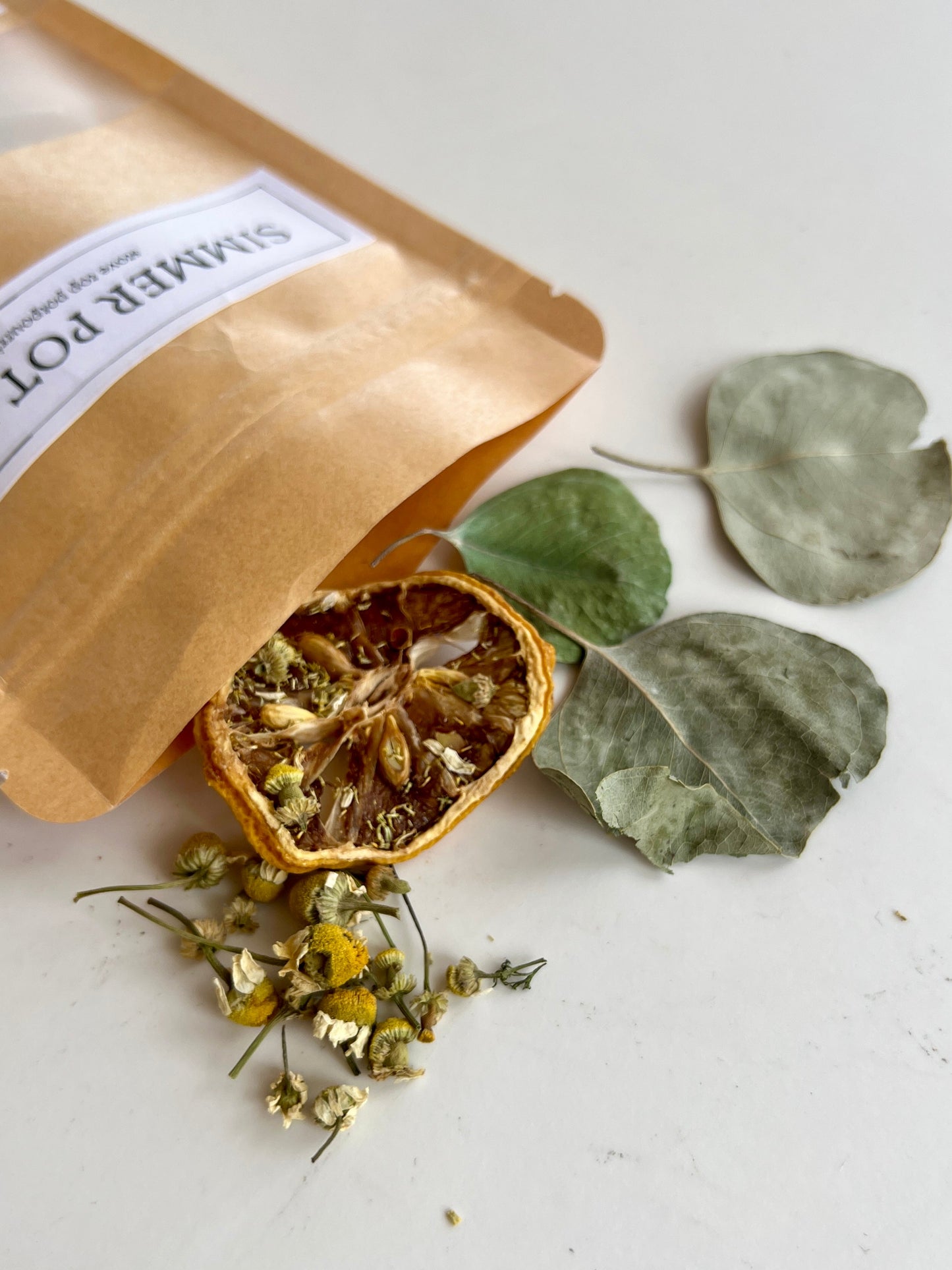 REFRESH - Eucalyptus, Lemon & Chamomile Simmer Pot Kit - - Simmer Pot Kit