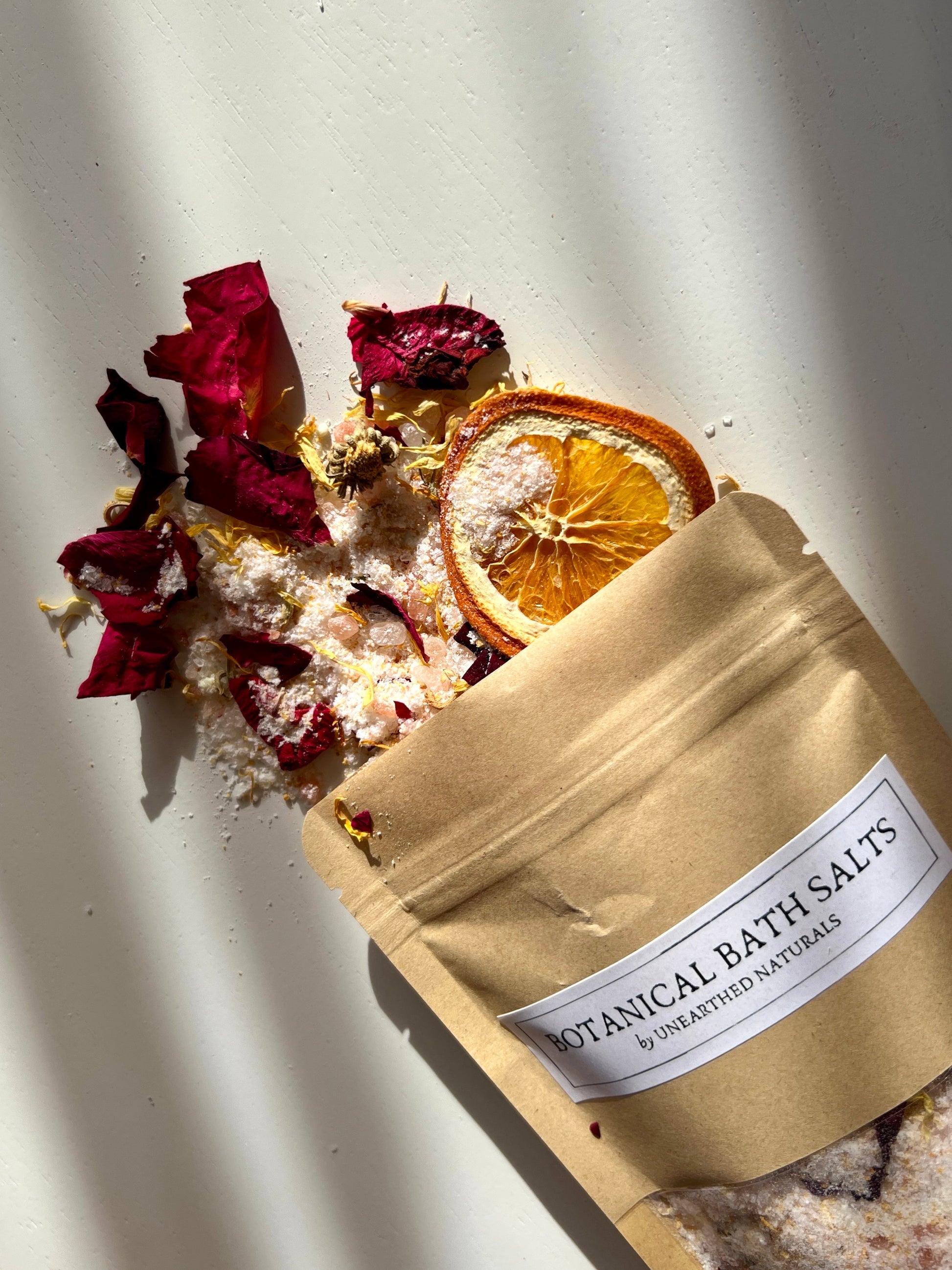 LOVE STRUCK - Calendula, Rose & Orange Botanical Bath Salts - - Bath Salts