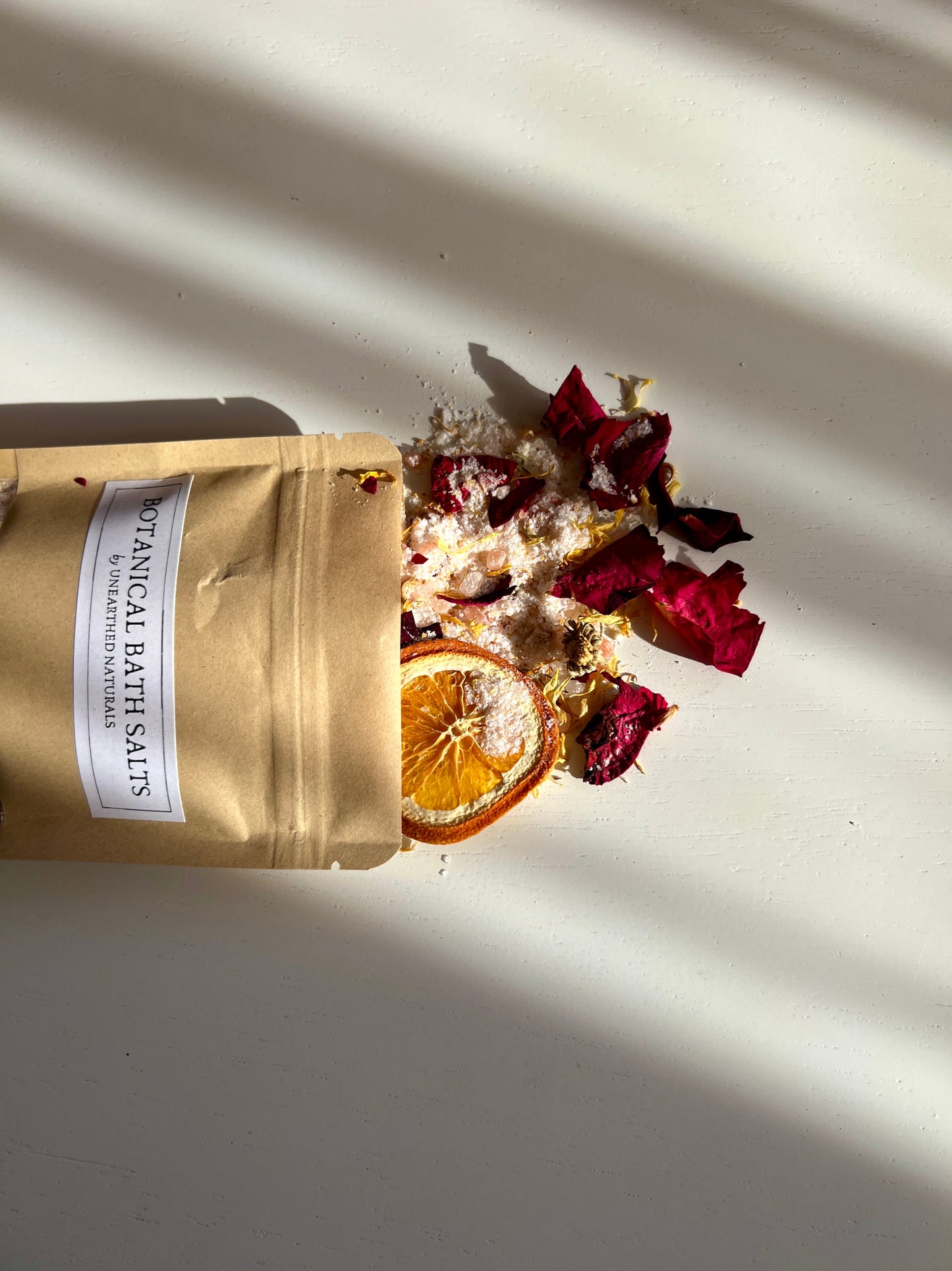LOVE STRUCK - Calendula, Rose & Orange Botanical Bath Salts - - Bath Salts