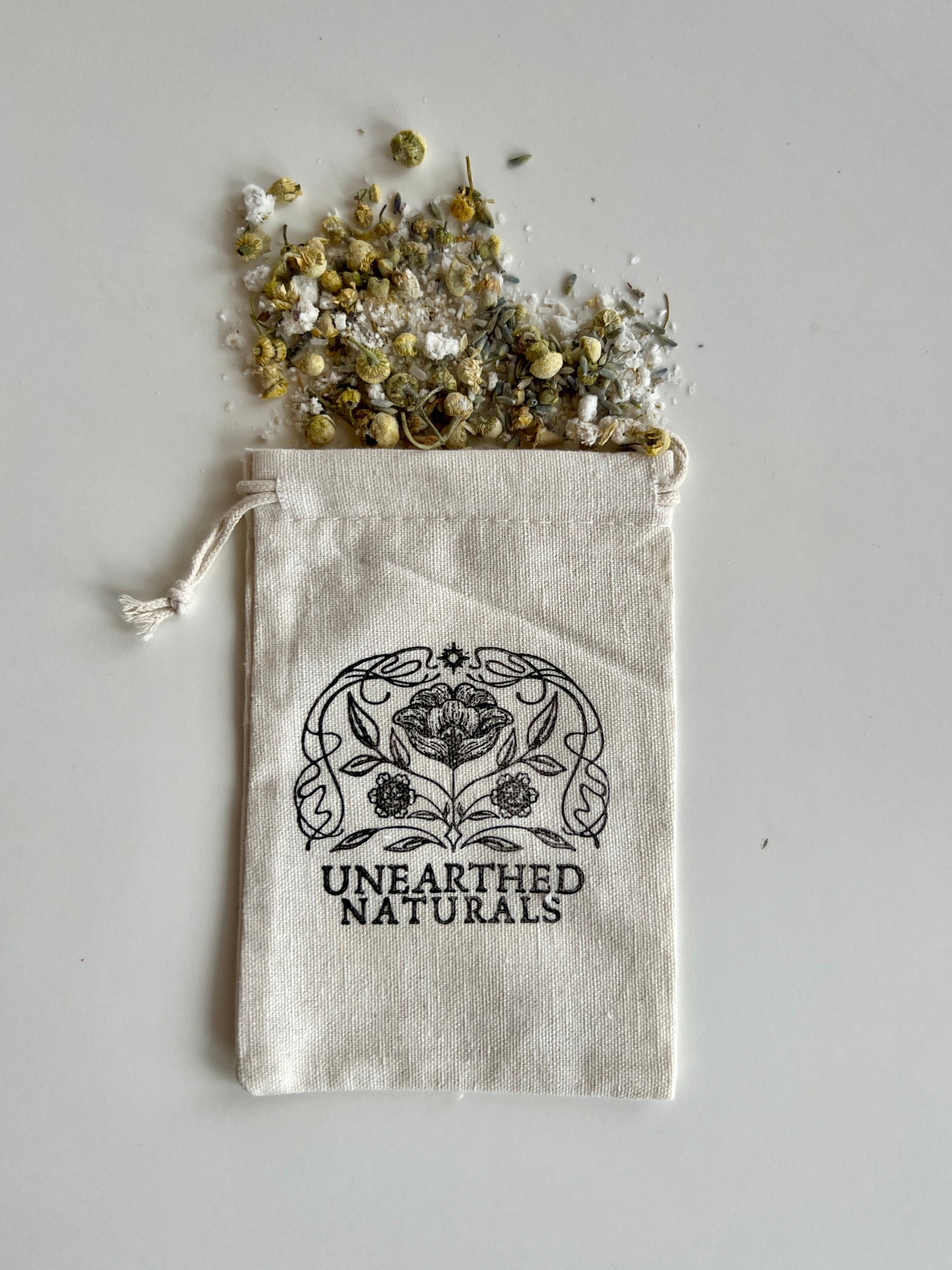 Reusable Cotton Muslin Bath Soak Bag - 4x6 - - Accessories