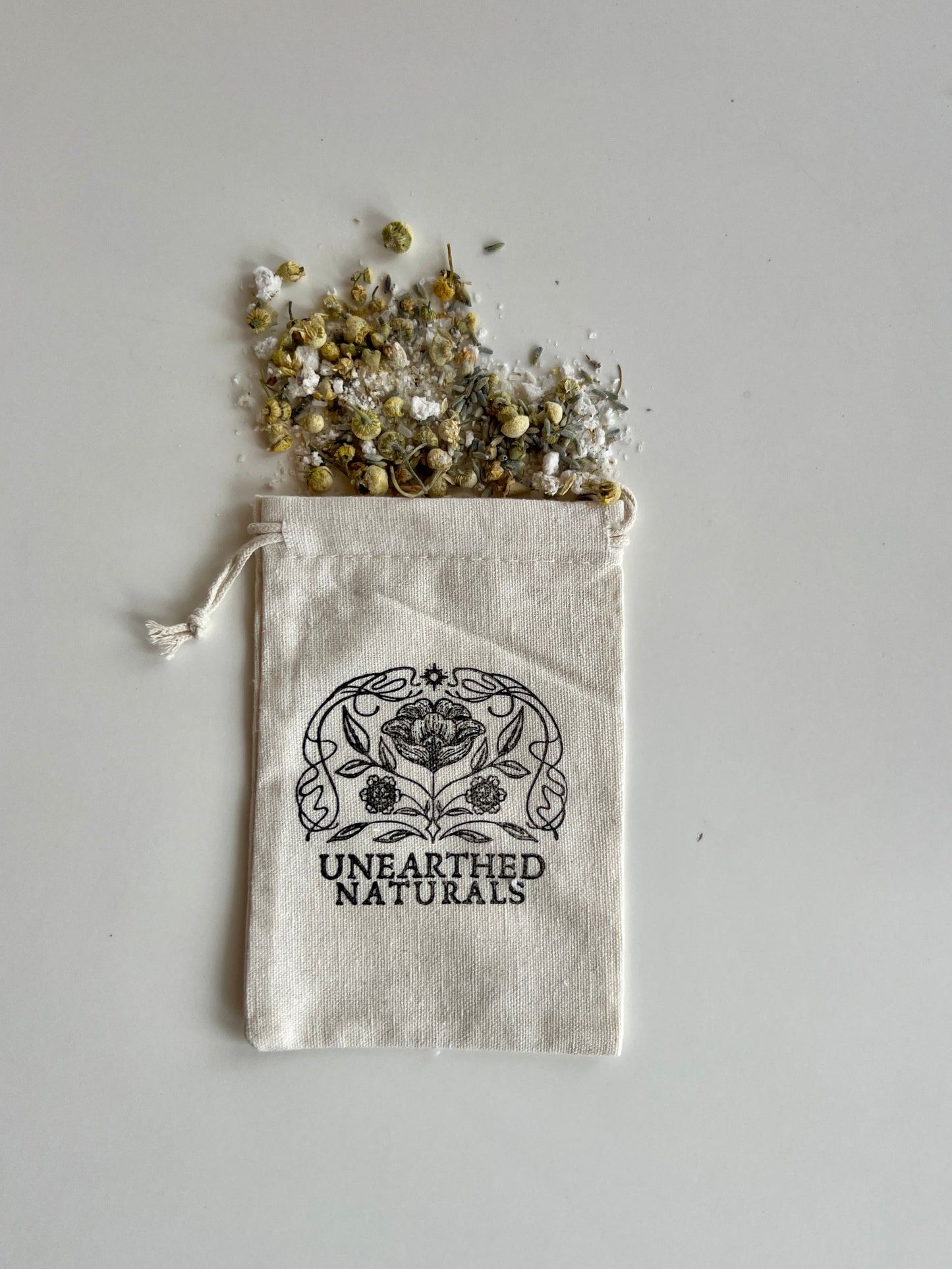 Reusable Cotton Muslin Bath Soak Bag - 4x6 - - Accessories