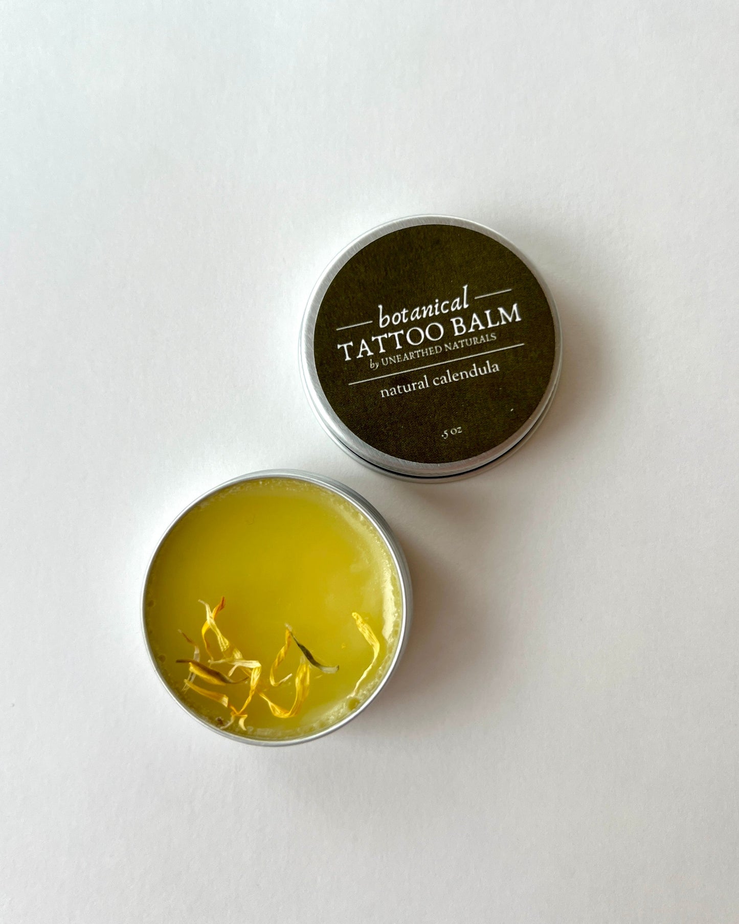 Botanical Tattoo Balm - Calendula Salve - -